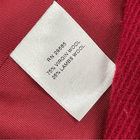 Pendleton Petite Red Wool Jacket Size 12 K10 - Picture 10 of 11